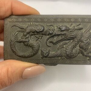 Dragon Embossed Metal Box